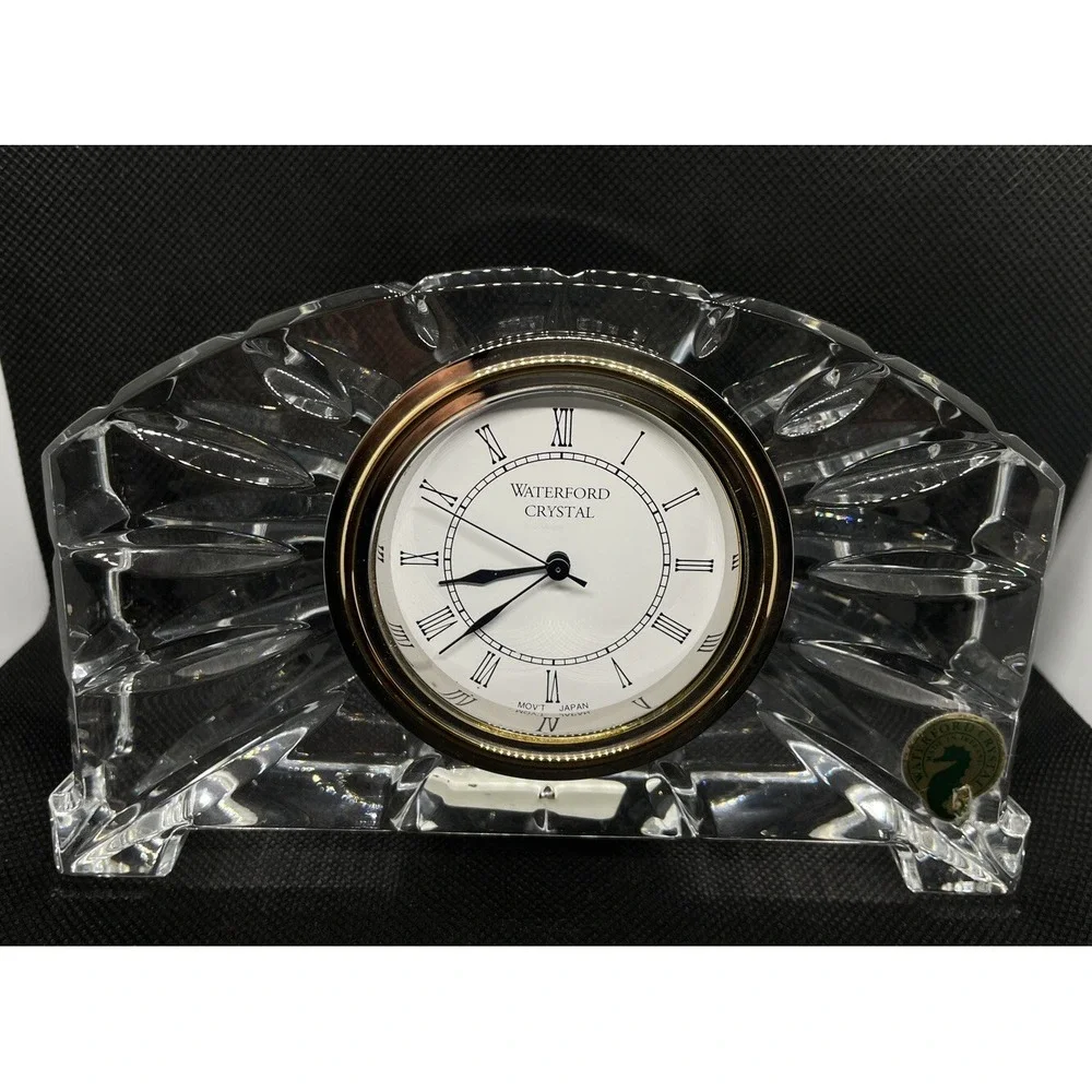 Vintage Waterford Crystal‎ Portico Desk Mantel Clock